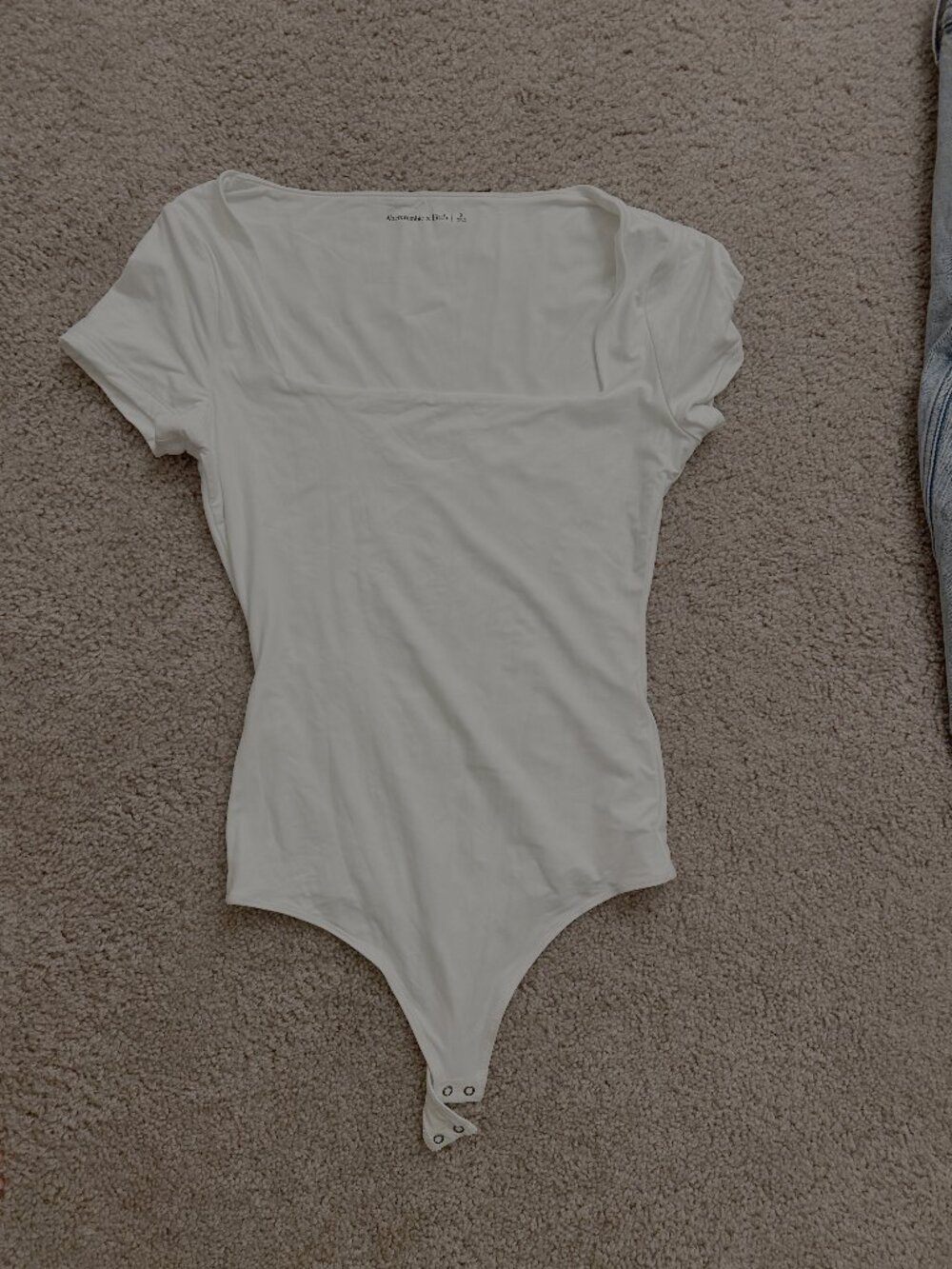 Abercrombie Square Neck Bodysuit